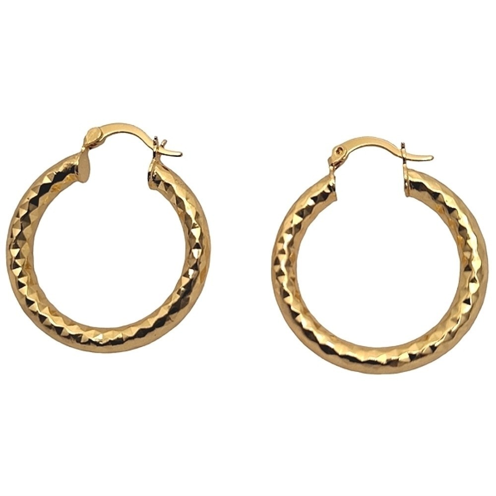 Gold Huggie Hoop chunky earrings Casual summer Everyday Minimalist 💖